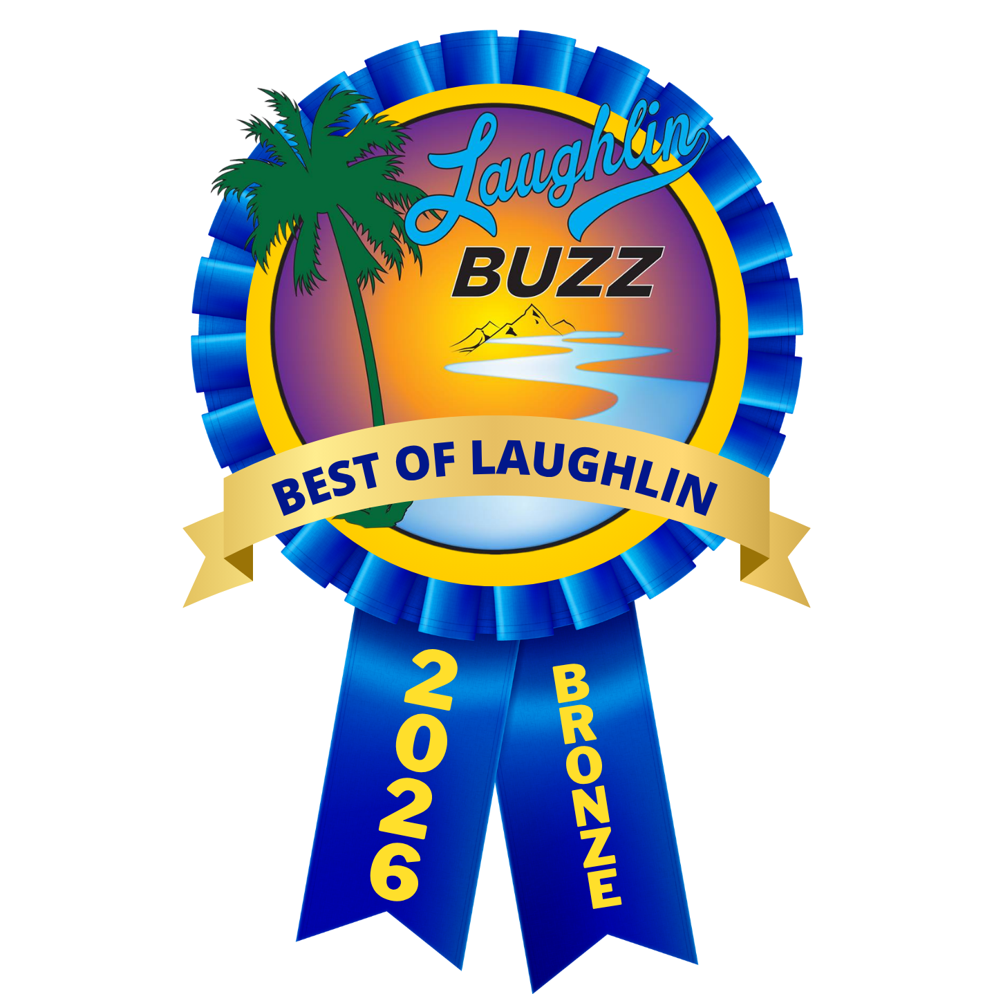 2026 Best of Laughlin Bronze Winner Ribbon
