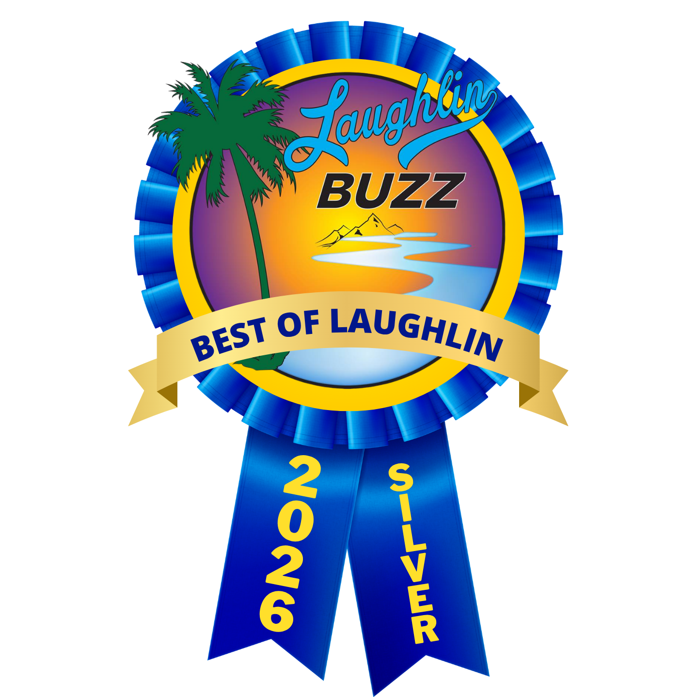2026 Best of Laughlin Silver Winner Ribbon