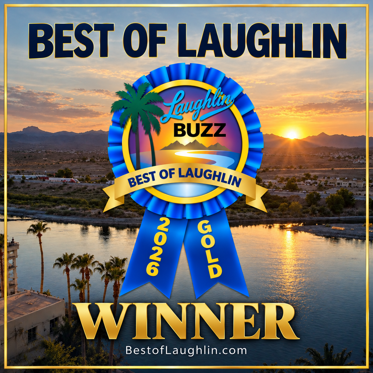 2026 Best of Laughlin Gold Social Media Graphic